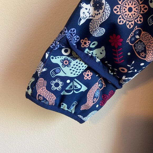 NWT Roxy Medieval Blue Neo Infant Girls' Rose Snow Jumpsuit - Picture 11 of 11